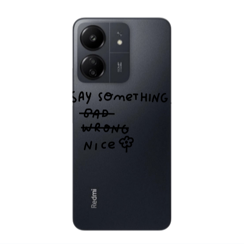 Xiaomi Redmi 13C Say Something Transparent Silicone TPU Θήκη