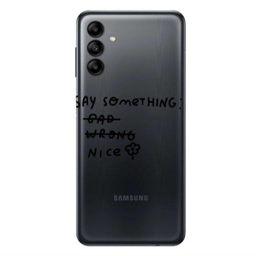 Samsung A13 5G Say Something Transparent Silicone TPU Θήκη