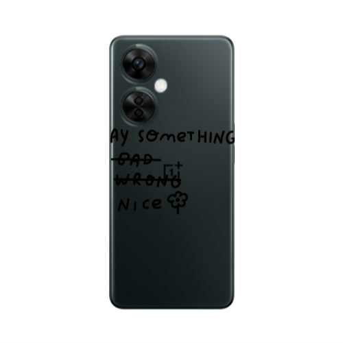 Oneplus Nord CE 3 Lite 5G Say Something Transparent Silicone TPU Θήκη