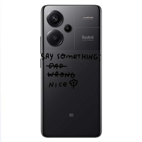 Xiaomi Redmi Note 13 Pro+ 5G  Say Something Transparent Silicone TPU Θήκη