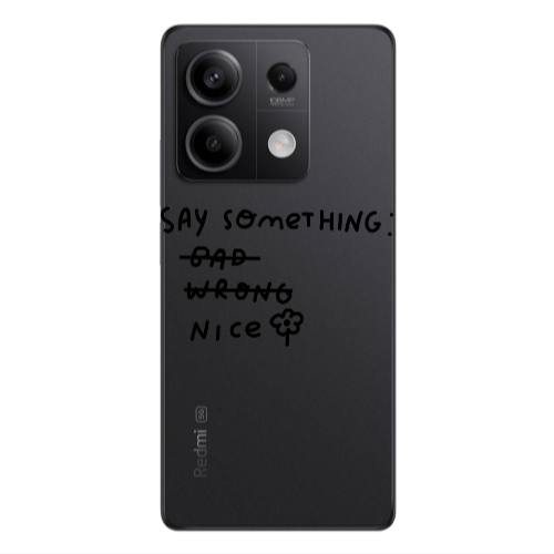 Xiaomi Redmi Note 13Pro 5G Say Something Transparent Silicone TPU Θήκη