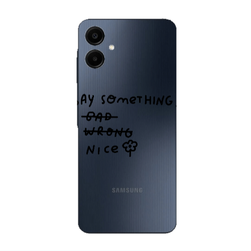 Samsung A06 Say Something Transparent Silicone TPU Θήκη