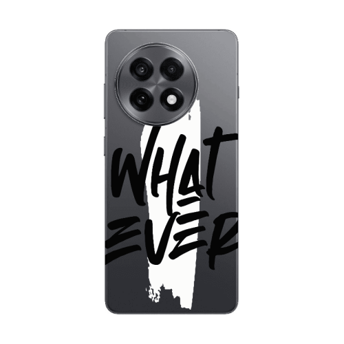 Oneplus 13 5G What Ever Transparent Silicone TPU Θήκη