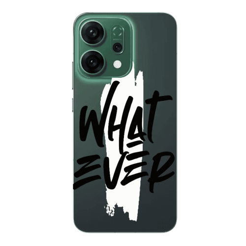 Oppo RENO 14 What Ever Transparent Silicone TPU Θήκη