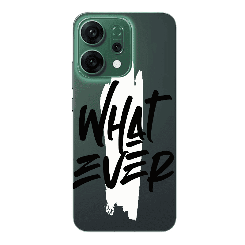 Oppo RENO 14 What Ever Transparent Silicone TPU Θήκη