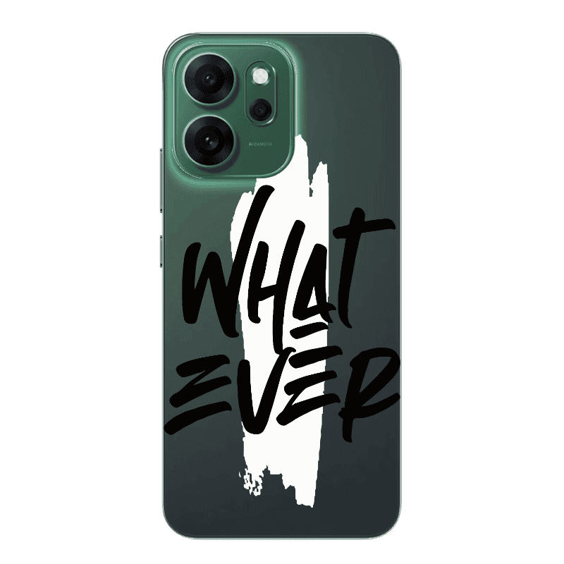 Oppo 14 F What Ever Transparent Silicone TPU Θήκη