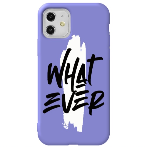 Apple iPhone 11  What Ever Purple Colored Silicone TPU Θήκη