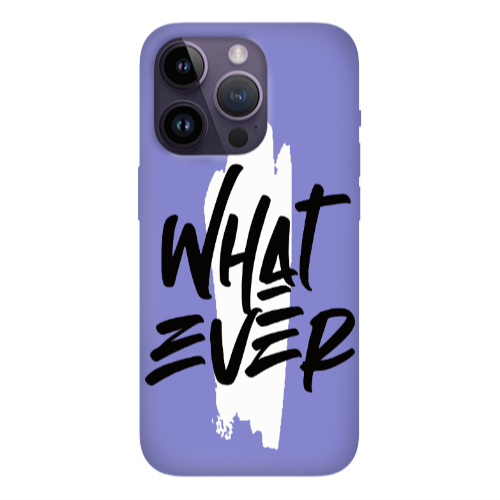 Apple iPhone 14 Pro  What Ever Purple Colored Silicone TPU Θήκη