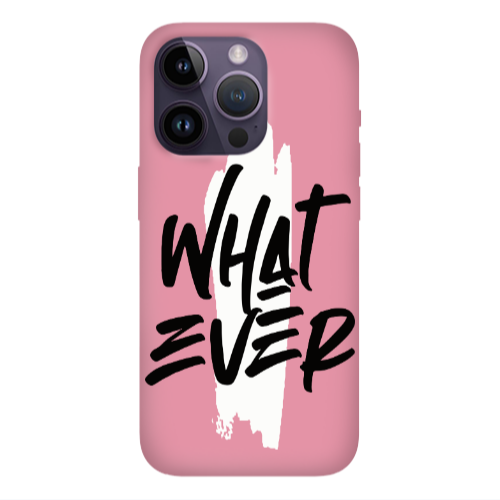 Apple iPhone 14 Pro  What Ever Pink Colored Silicone TPU Θήκη