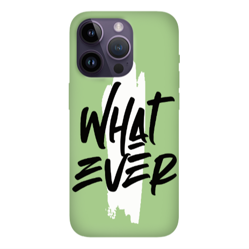 Apple iPhone 14 Pro Max What Ever Light Green Colored Silicone TPU Θήκη
