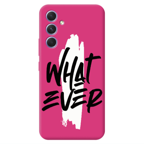 Samsung A54 What Ever Fuchsia Colored Silicone TPU Θήκη