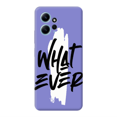 Xiaomi Redmi Note 12 4G What Ever Purple Colored Silicone TPU Θήκη