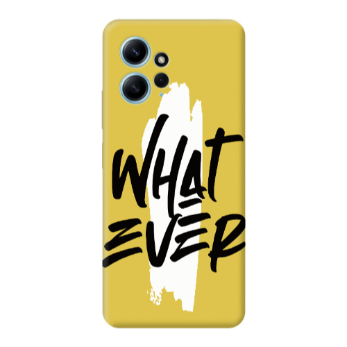 Xiaomi Redmi Note 12 4G What Ever Yellow Colored Silicone TPU Θήκη