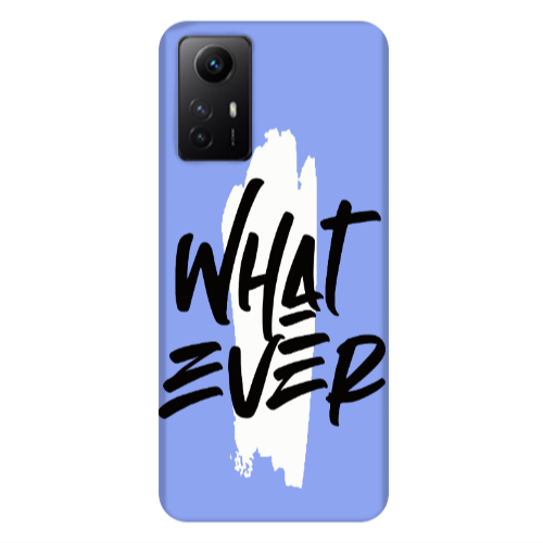 Xiaomi Redmi Note 12s What Ever Light Purple Colored Silicone TPU Θήκη
