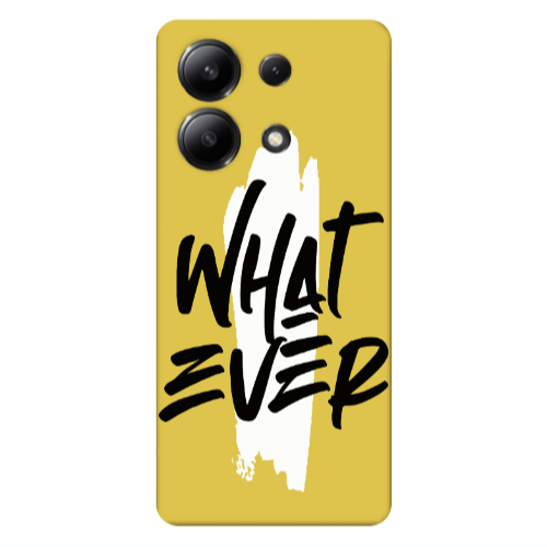 Xiaomi Redmi Note 13 4G What Ever Yellow Colored Silicone TPU Θήκη