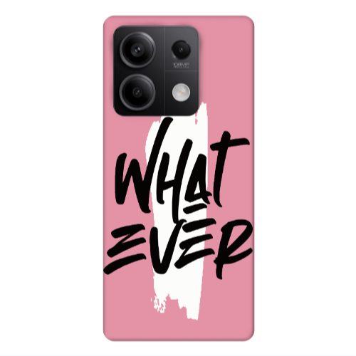 Xiaomi Redmi Note 13Pro 5G What Ever Pink Colored Silicone TPU Θήκη