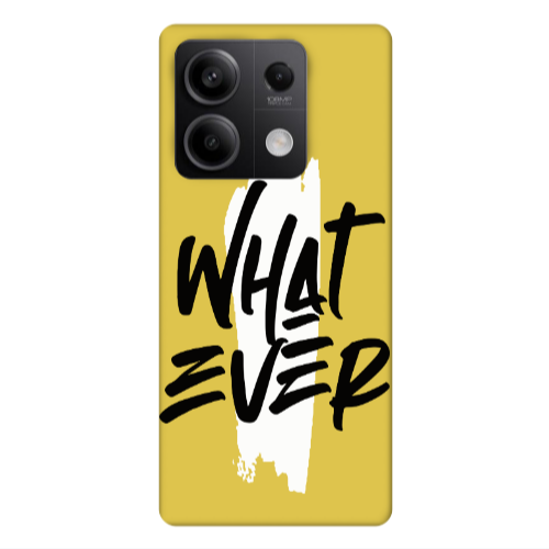 Xiaomi Redmi Note 13Pro 5G What Ever Yellow Colored Silicone TPU Θήκη