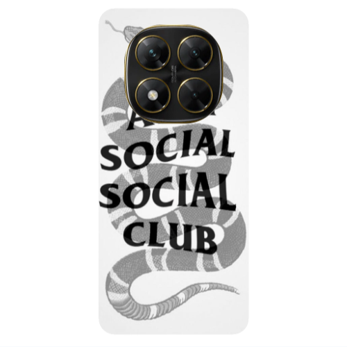 Xiaomi Poco X7 Social club Transparent Silicone TPU Θήκη