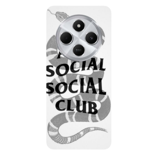 Xiaomi Redmi 14c Social club Transparent Silicone TPU Θήκη