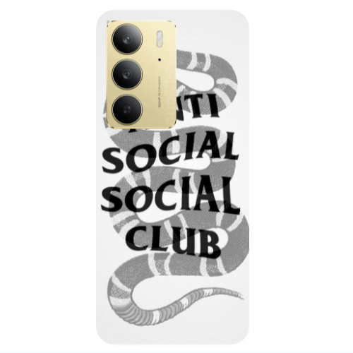 Realme C 75 Social club Transparent Silicone TPU Θήκη