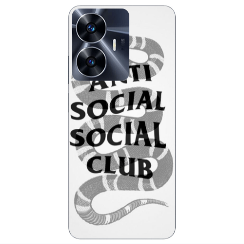 Realme Note 50 Social club Transparent Silicone TPU Θήκη