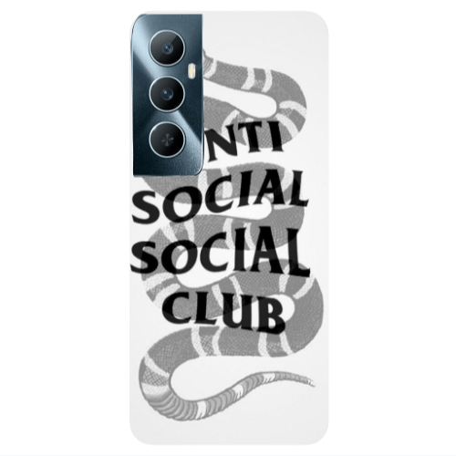 Realme C65 Social club Transparent Silicone TPU Θήκη