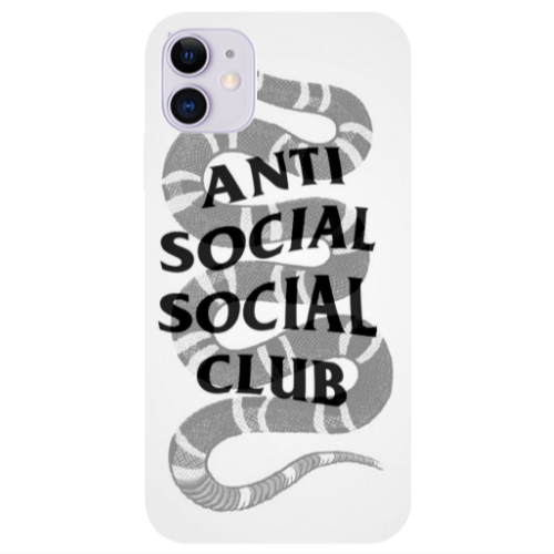 Apple iPhone 11  Social club Transparent Silicone TPU Θήκη