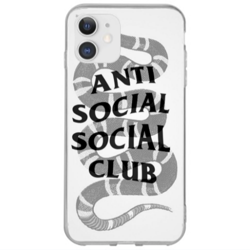 Apple iPhone 12 Social club Transparent Silicone TPU Θήκη