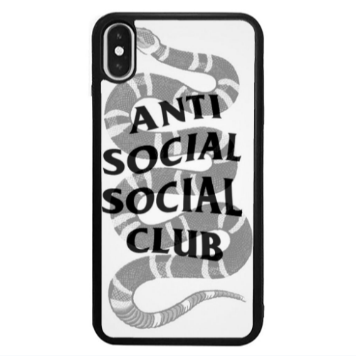 Apple iPhone X Social club Black Glossy Θήκη