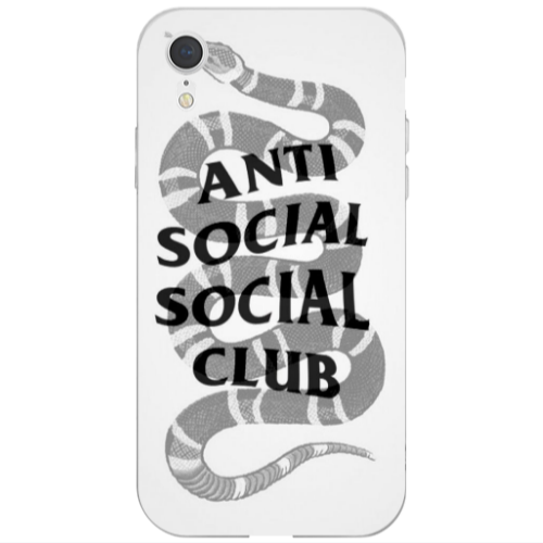 Apple iPhone Xr Social club Transparent Silicone TPU Θήκη