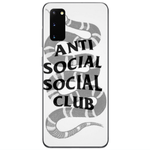 Samsung S20 Social club Transparent Silicone TPU Θήκη