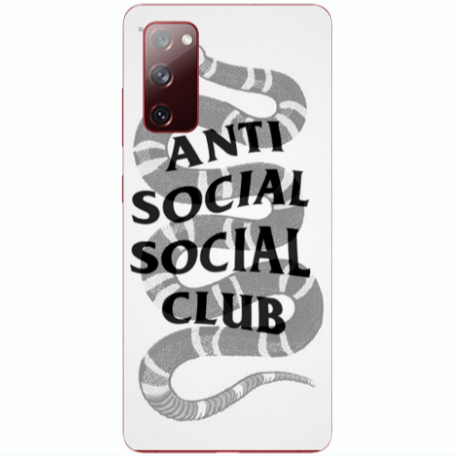 Samsung S20 FE Social club Transparent Silicone TPU Θήκη