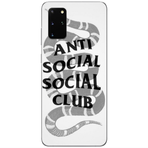 Samsung S20 Plus Social club Transparent Silicone TPU Θήκη