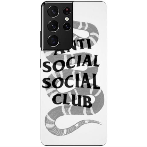 Samsung S21 Ultra Social club Transparent Silicone TPU Θήκη