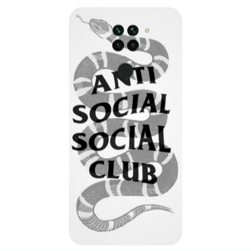 Xiaomi Redmi Note 9 Social club Transparent Silicone TPU Θήκη