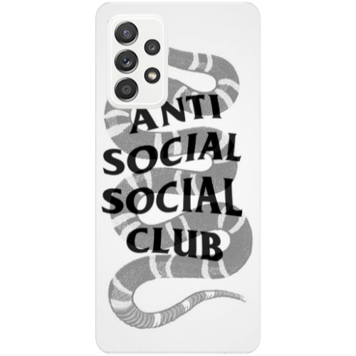 Samsung A53 Social club Transparent Silicone TPU Θήκη