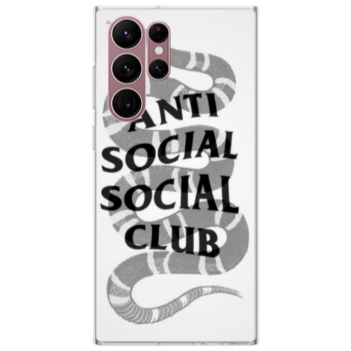 Samsung S22 Ultra Social club Transparent Silicone TPU Θήκη