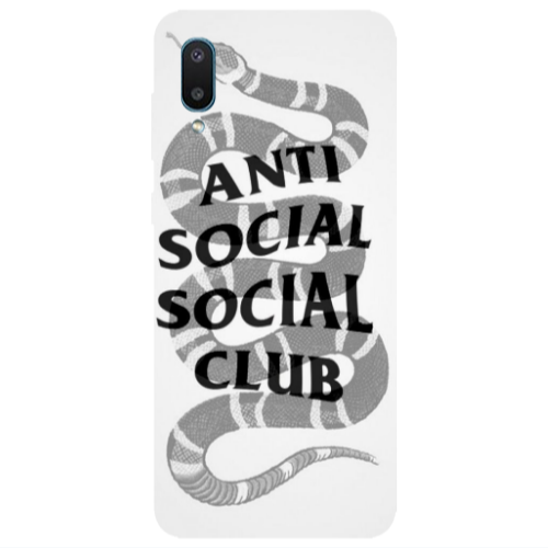 Samsung A02 Social club Transparent Silicone TPU Θήκη