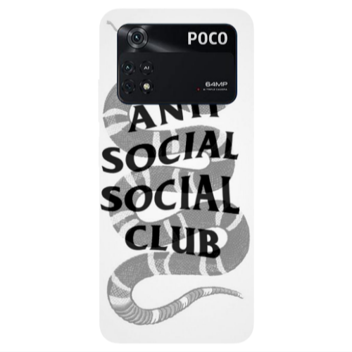 Xiaomi Poco M4 Pro 4G Social club Transparent Silicone TPU Θήκη