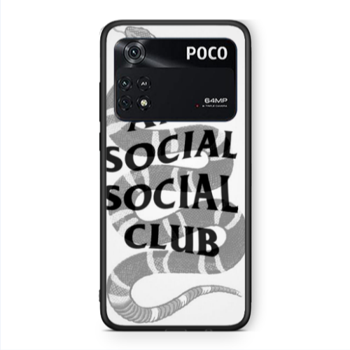 Xiaomi Poco M4 Pro 4G Social club Black Glossy Θήκη
