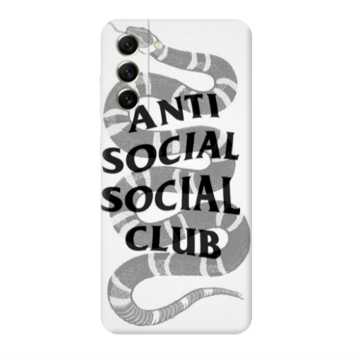 Samsung S21 PLUS Social club Transparent Silicone TPU Θήκη