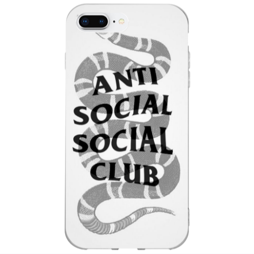 Apple iPhone 7 Plus Social club Transparent Silicone TPU Θήκη
