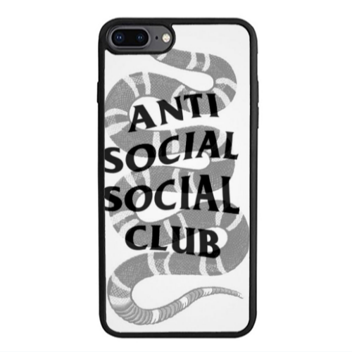 Apple iPhone 7 Plus Social club Black Glossy Θήκη