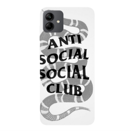 Samsung A04 Social club Transparent Silicone TPU Θήκη