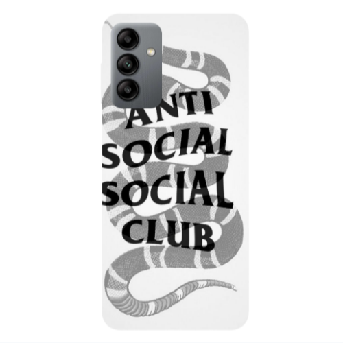 Samsung A04S Social club Transparent Silicone TPU Θήκη