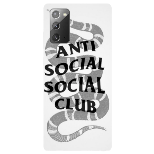 Samsung Note 20 Social club Transparent Silicone TPU Θήκη