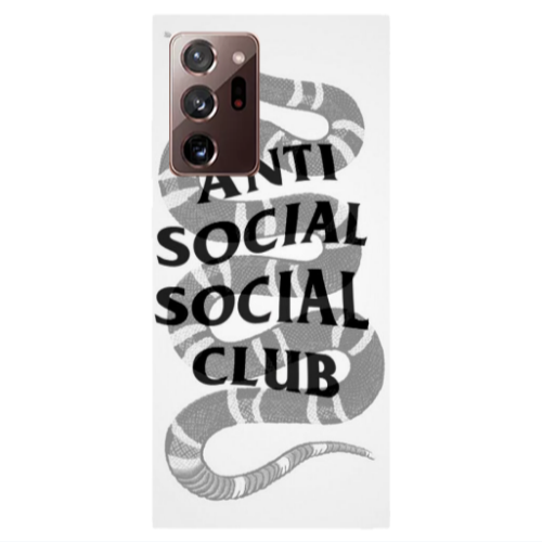 Samsung Note 20 Ultra Social club Transparent Silicone TPU Θήκη