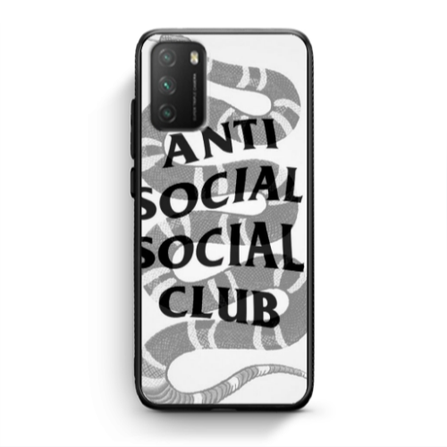 Xiaomi Poco M3 Social club Black Glossy Θήκη
