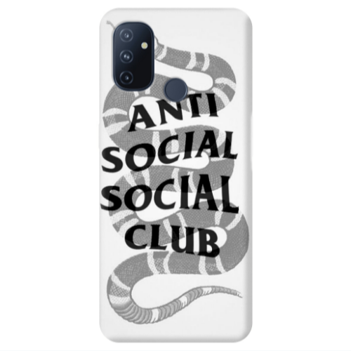 Oneplus Nord 100 Social club Transparent Silicone TPU Θήκη