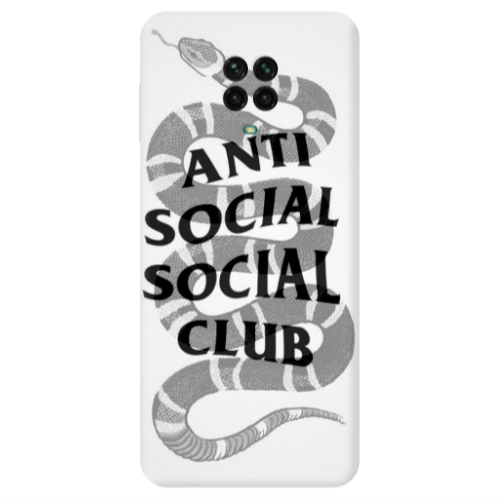 Xiaomi Redmi Note 9S Social club Transparent Silicone TPU Θήκη